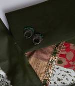 SALWAR STUDIO Women's Cotton Color Block Unstitch Dress Materail