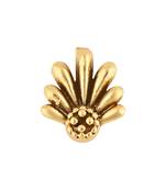 Traditional Floral Clip On Nose Pin Without Piercing For Women And Girls