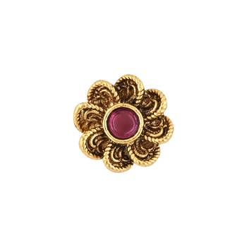 I Jewels Traditional Clip On Nose Pin Without Piercing For Women And Girls 1