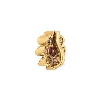 I Jewels Traditional Clip On Nose Pin Without Piercing For Women And Girls 2