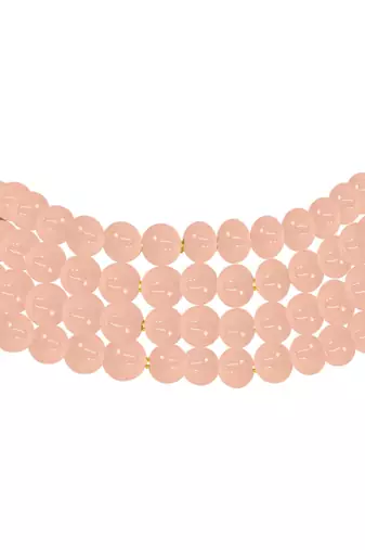 Traditional Pearl Beaded Stylish Moti Choker Necklace Jewellery Set with Stud Earrings for women/Girls