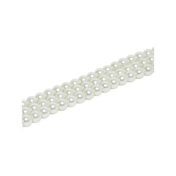 Handcrafted 3 Layer Light Weight Pearl Choker Necklace Jewellery Set 3