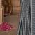 Roop Kashish Grey Color Digital Print Gerogette Saree And Blouse Piece