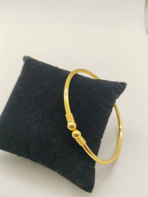 Gold Plated Dot Bangle 4