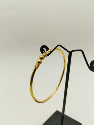 Gold Plated Dot Bangle 5