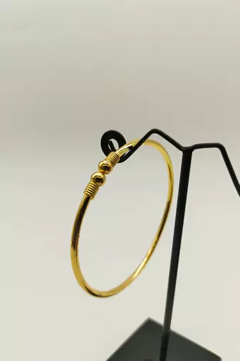 Gold Plated Dot Bangle