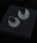 DESINGER SLIVER EARRING FOR WOMEN