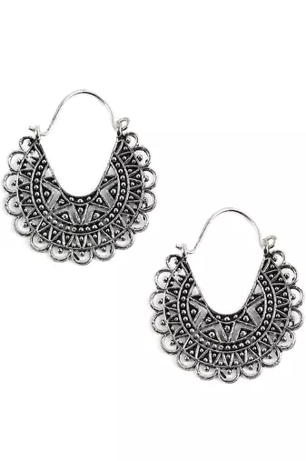 DESINGER SLIVER EARRING FOR WOMEN