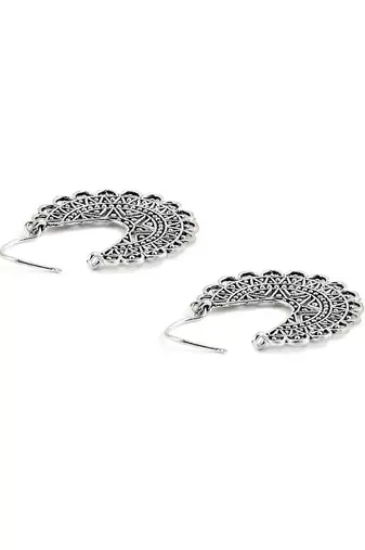 DESINGER SLIVER EARRING FOR WOMEN