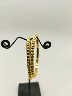 Simple Gold Plated Bangle Set 6