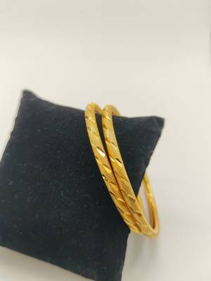 Gold Plated Bangle Set 4
