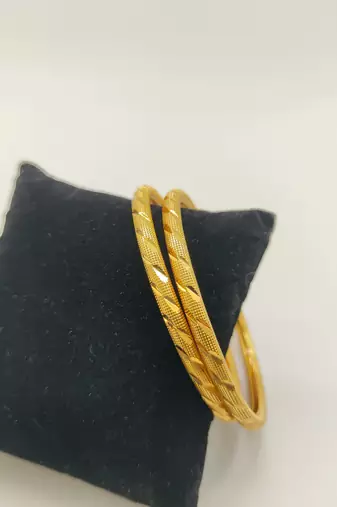 Gold Plated Bangle Set