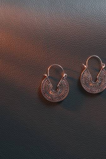 DESINGER SLIVER EARRING FOR WOMEN