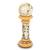 Ethnic Design Marble Table Clock Handicraft -145