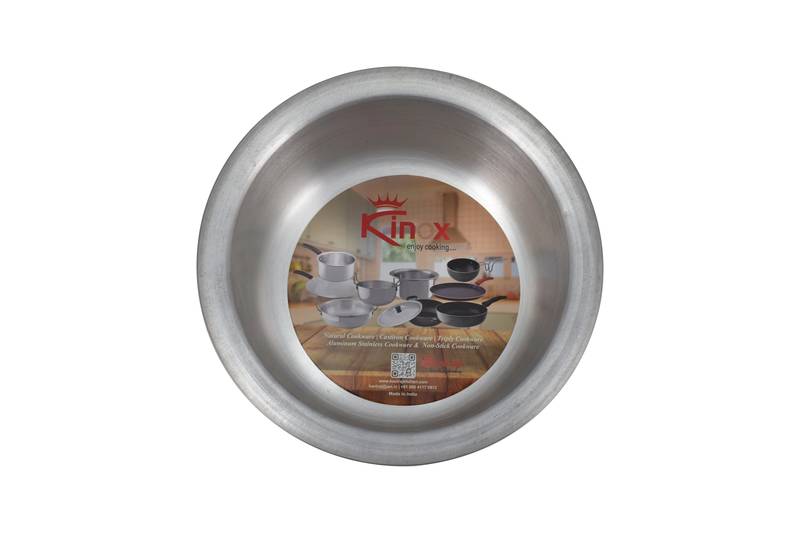 Kinox Aluminium  Tope/Handi Aluminium / Patila/Bhagona/Tapila/Tapeli With Hammered tone Finsh Capacity 2.3 Litters,
