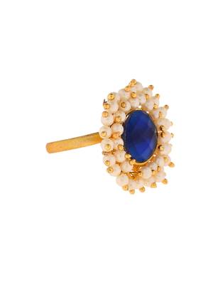 Pearl adjustable statement ring 3