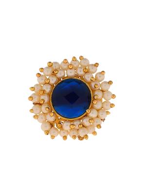 Pearl adjustable statement ring 4