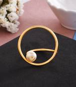 Pearl western finger ring