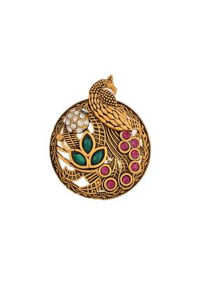 South indian gold plated adjustable finger ring 4