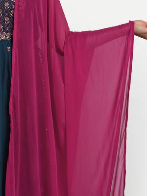 Navy Blue Pure Rayon Designer Nyra Suits Sets 5