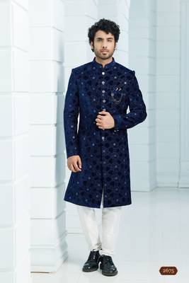 Mens traditional wedding sherwani 1