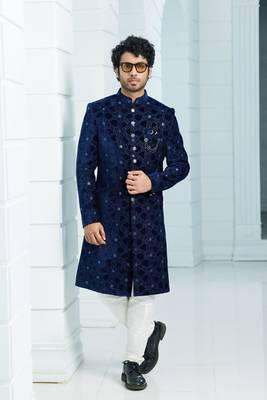 Mens traditional wedding sherwani 2