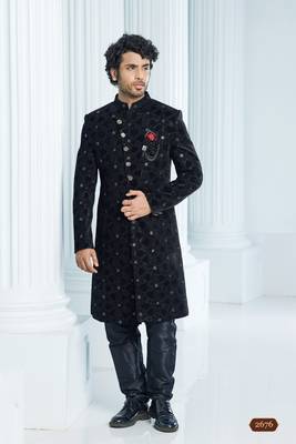 Mens traditional wedding sherwani 1