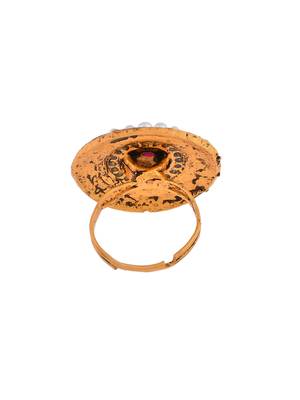 Circular south indian ethnic rings 3