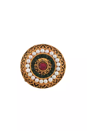 Circular south indian ethnic rings