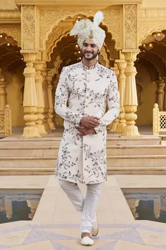 Mens traditional wedding sherwani