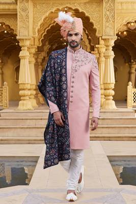 Mens traditional wedding sherwani 1