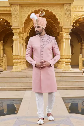 Mens traditional wedding sherwani
