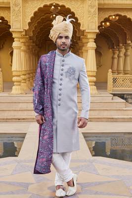 Mens traditional wedding sherwani 1