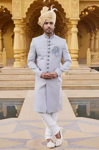 Mens traditional wedding sherwani