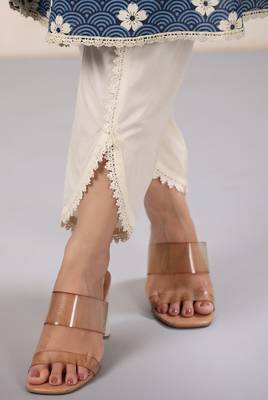 Cotton Straight Mayori White Kaftan 5