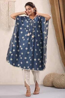 Cotton Straight Mayori White Kaftan 6