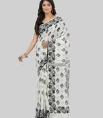 Desh bidesh pure cotton sreemoyee design handloom saree with blouse