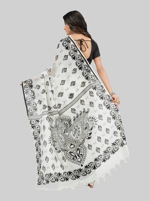 Desh bidesh pure cotton sreemoyee design handloom saree with blouse 2