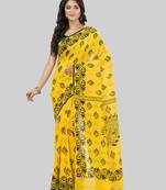 Desh bidesh pure cotton sreemoyee design handloom saree with blouse