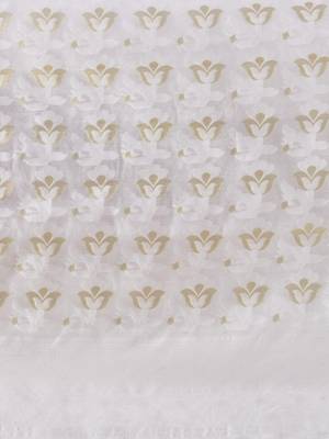 Desh Bidesh Queen Of Diamond Resham Dhakai Jamdani Bengal Pure Cotton Handloom Saree Without Blouse 5