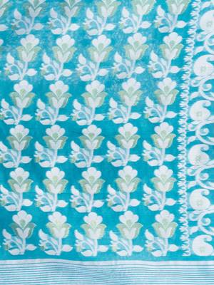 Desh Bidesh Resham Dhakai Jamdani Bengal Diamond Queen Design Pure Cotton Handloom Saree Without Blouse 5