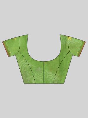 Desh bidesh tant cotton silk handloom cotton blend saree jharbati work with blouse 5