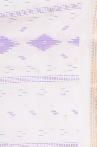 Desh bidesh bengal tant zari kerala printed pure handloom cotton saree without blouse