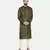 Green Silk Mukesh Kurta Set