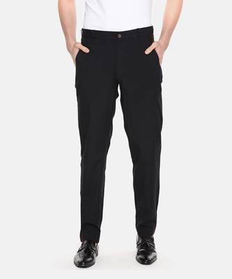 Black Cotton Detail Pant 2