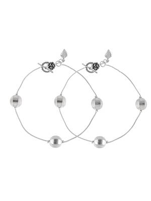 Floral charm anklet 4
