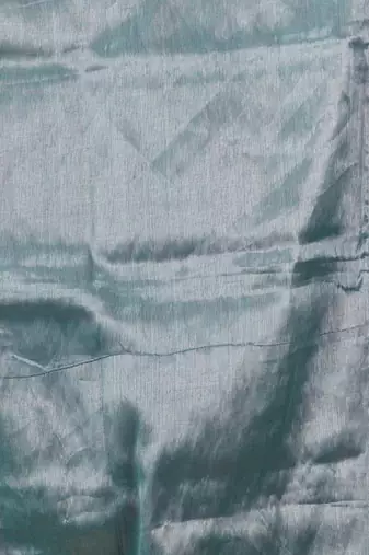 Teal And Purple Tissue Handwoven Soft Saree