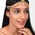 Golden borla rajasthani traditional wedding matha patti head jewellery