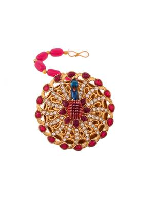 Gold plated peacock handcrafted bold unique ethnic borla 3
