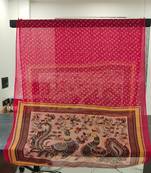 DesiButik Printed Organza Dupatta 36*102 inches